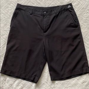 Men’s black adidas golf shorts size 34